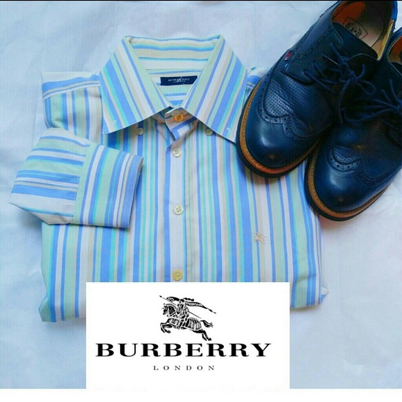 Burberry Other - Vintage Burberry Striped Button Down Shirt